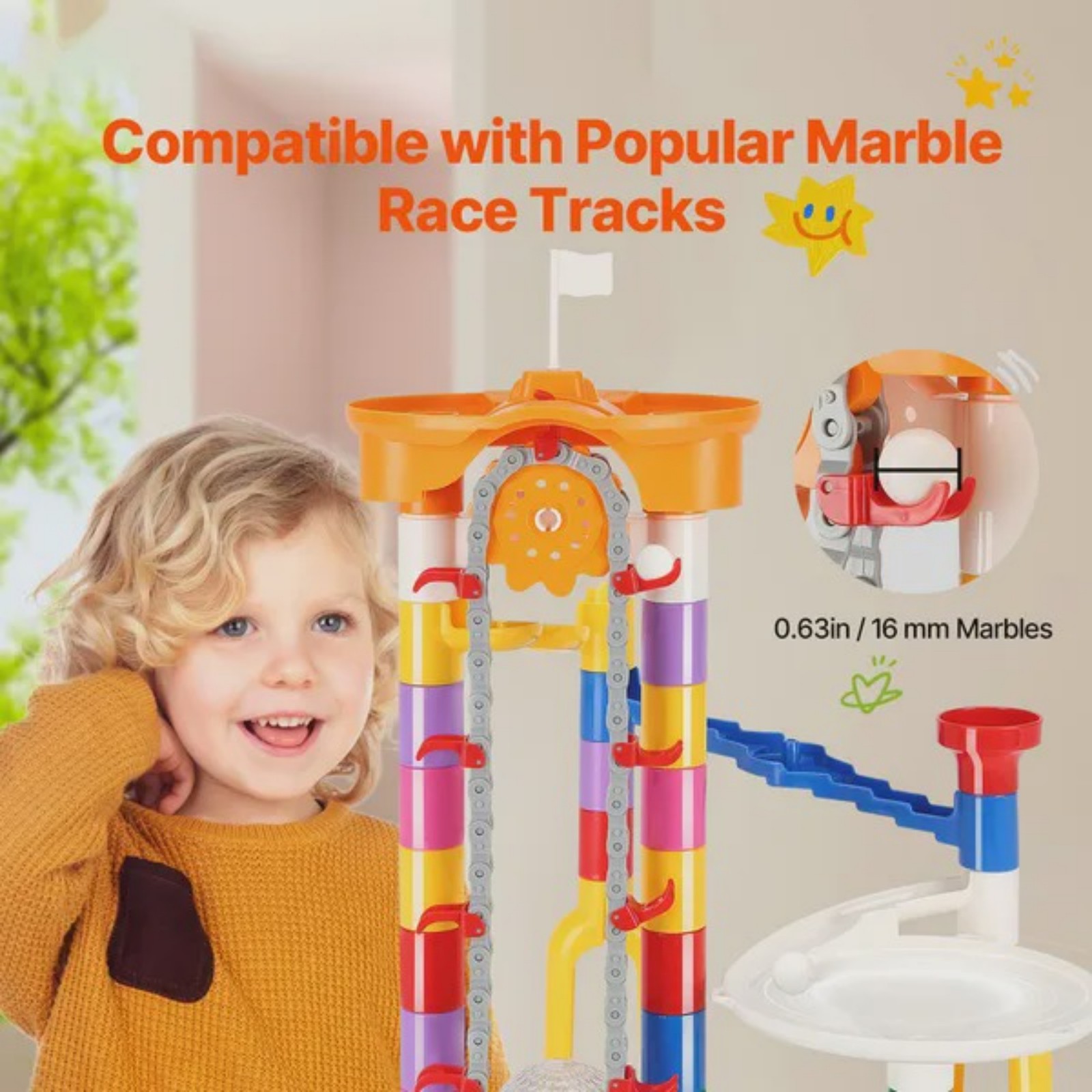 Marble Run Set 230 PCS with Mo – Marble Run Set recenzja i cena