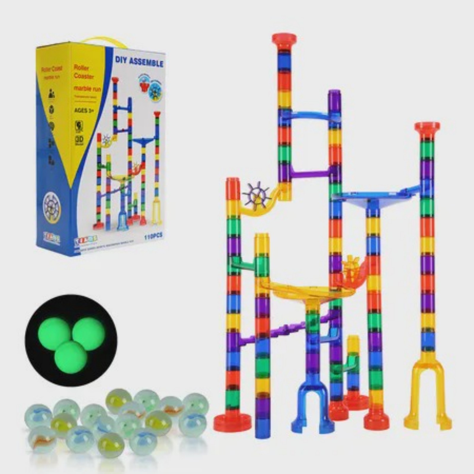 Marble Run Set 230 PCS with Mo – Marble Run Set recenzja i cena