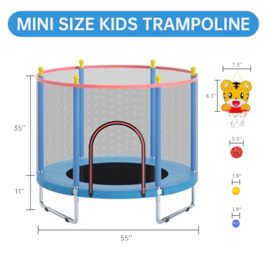 55 Trampoline for Indoor/Outdo – Trampoline Mini Indoor recenzja i cena