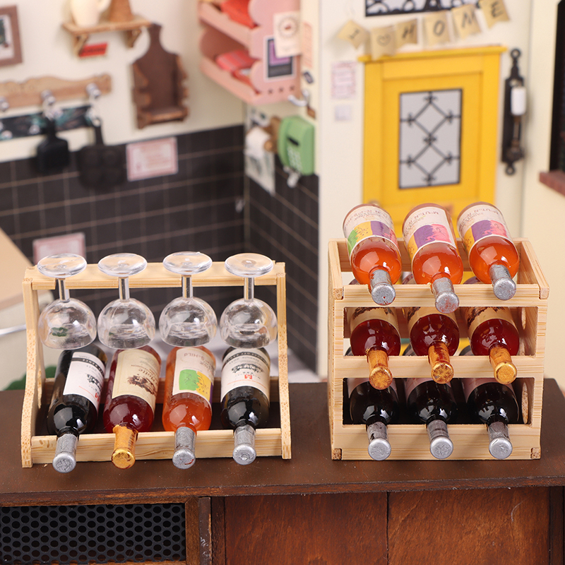 Miniature Wine Glass Rack Gobl – Play Kitchen Set recenzja i cena