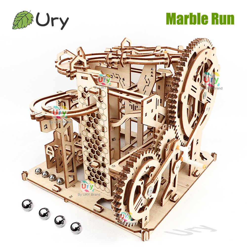 Ury 3D Wooden Puzzle Marble Ru – Marble Run Set recenzja i cena