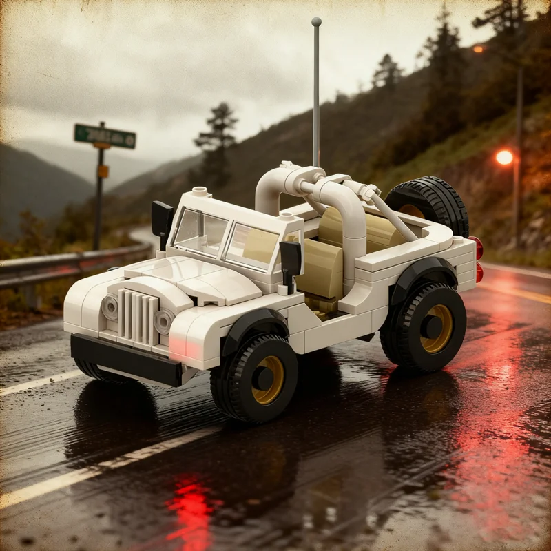 202pcs MOC Jeepped CJ 7 Daisy  – Kids Toys Jeep recenzja i cena