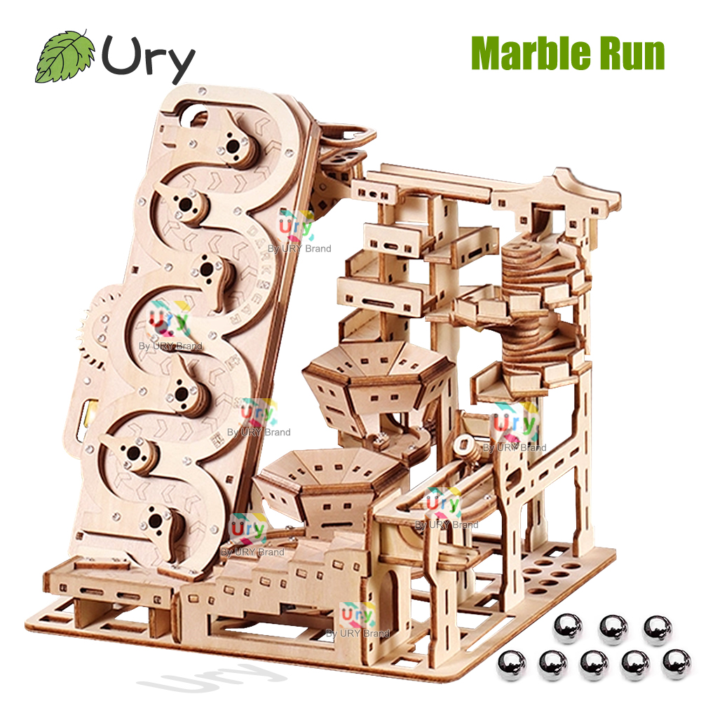 Ury 3D Wooden Puzzle Electric  – Marble Run Set recenzja i cena