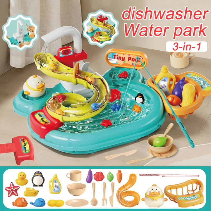 Children Puzzle Pretend Play T – Play Kitchen Set recenzja i cena