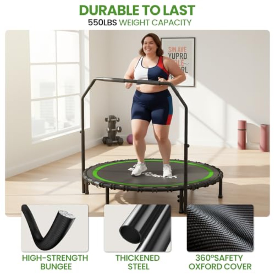40''/45''/50'' Foldable Mini T – Trampoline Mini Indoor recenzja i cena