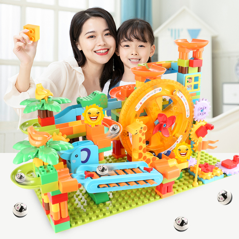 283PCS Large Piano Slide Gear  – Marble Run Set recenzja i cena