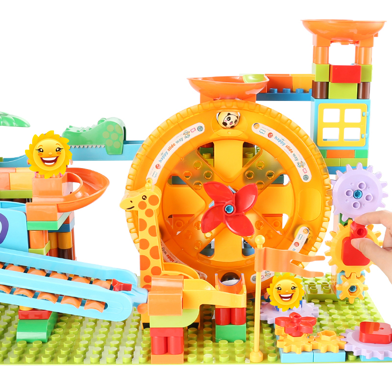283PCS Large Piano Slide Gear  – Marble Run Set recenzja i cena