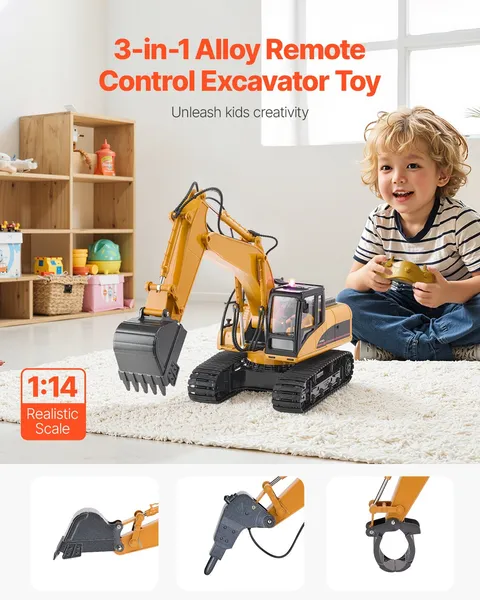 Remote Control Excavator Toy 1 – Kids Toys Channel recenzja i cena