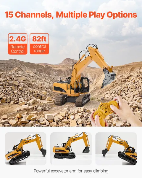 Remote Control Excavator Toy 1 – Kids Toys Channel recenzja i cena