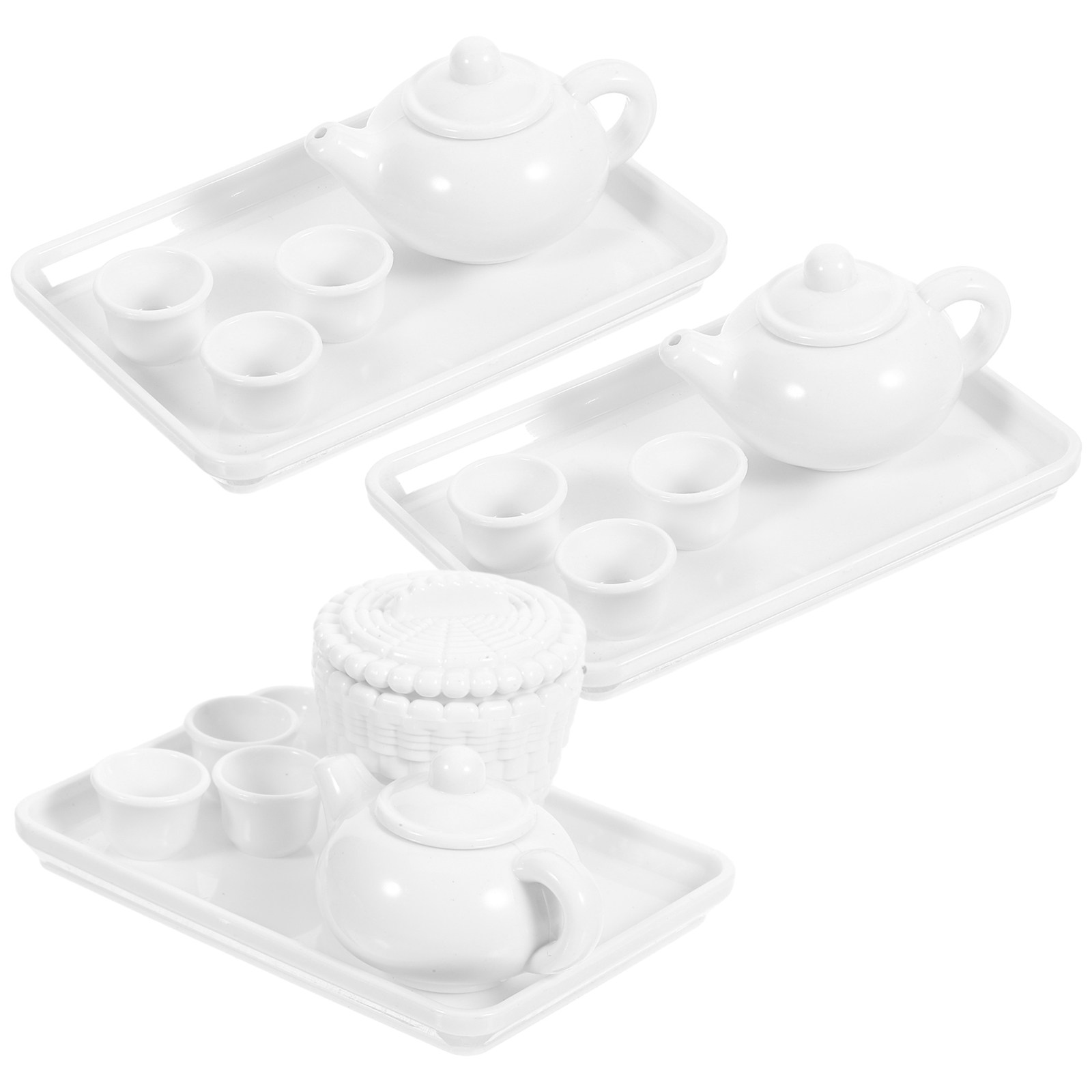 3Sets Miniature Dollhouse Plas – Play Kitchen Set recenzja i cena