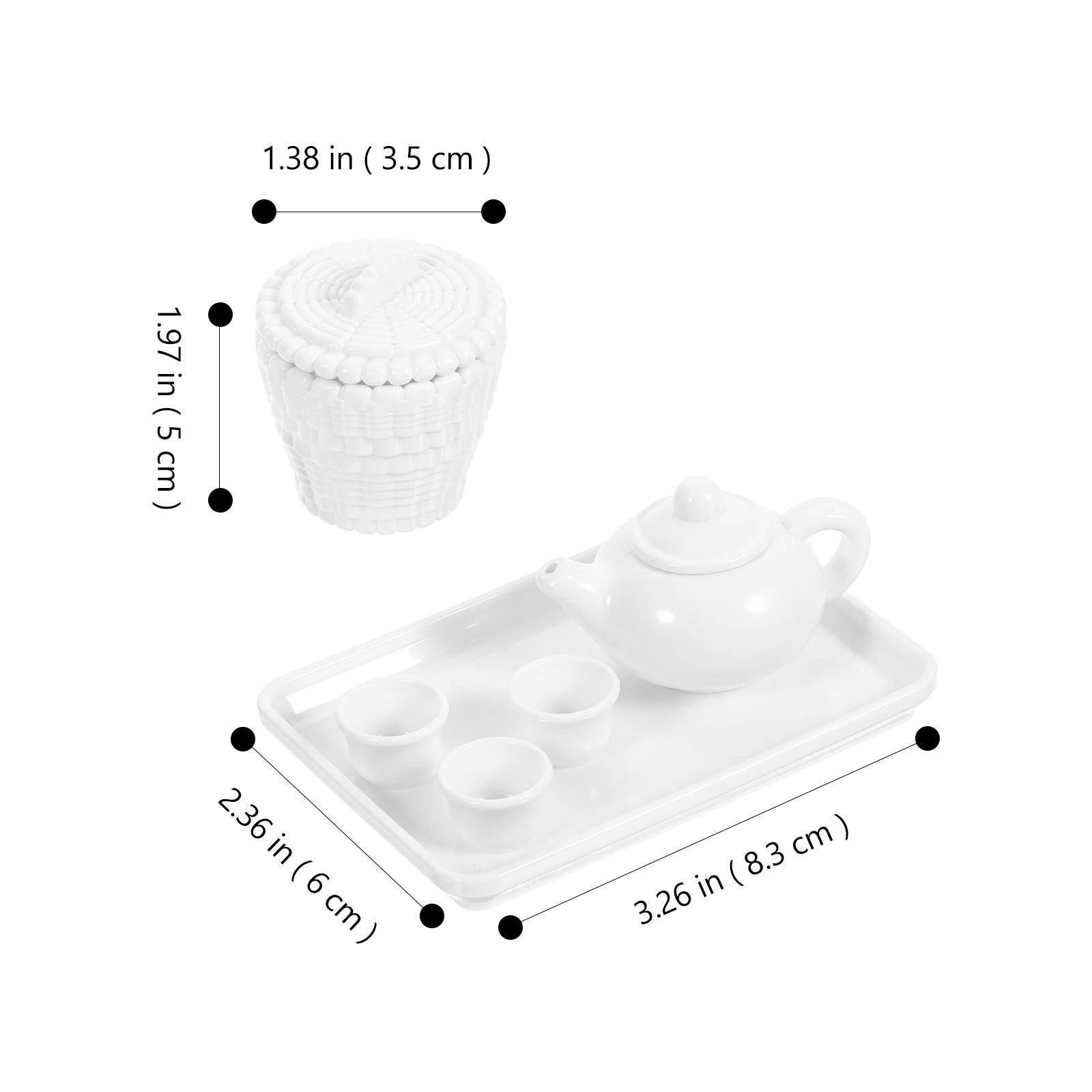 3Sets Miniature Dollhouse Plas – Play Kitchen Set recenzja i cena