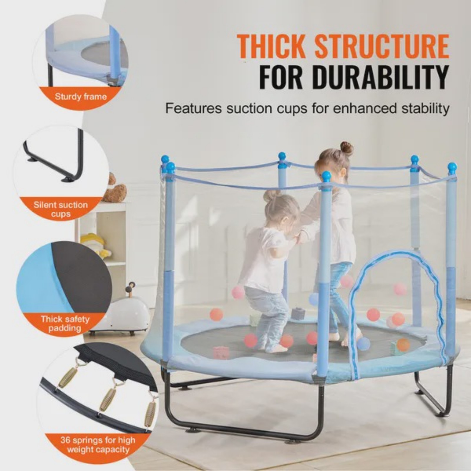 dropship 60 Kids Trampoline 5F – Trampoline Mini Indoor recenzja i cena