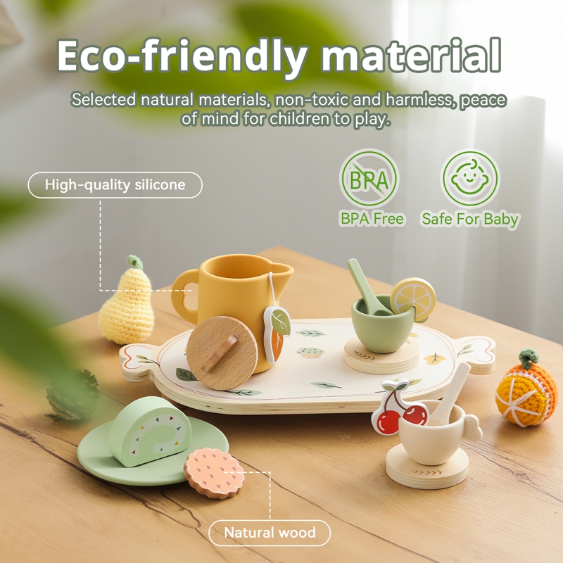 Kids Wooden Montessori Toys Af – Play Kitchen Set recenzja i cena