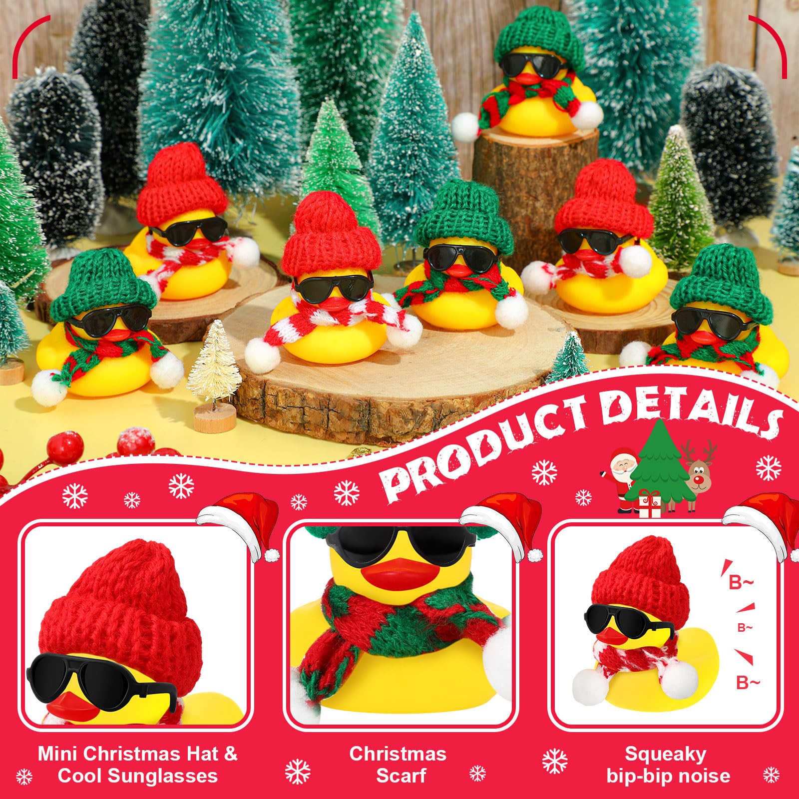 12/24/48 Set Christmas Rubber  – Kids Toys Jeep recenzja i cena