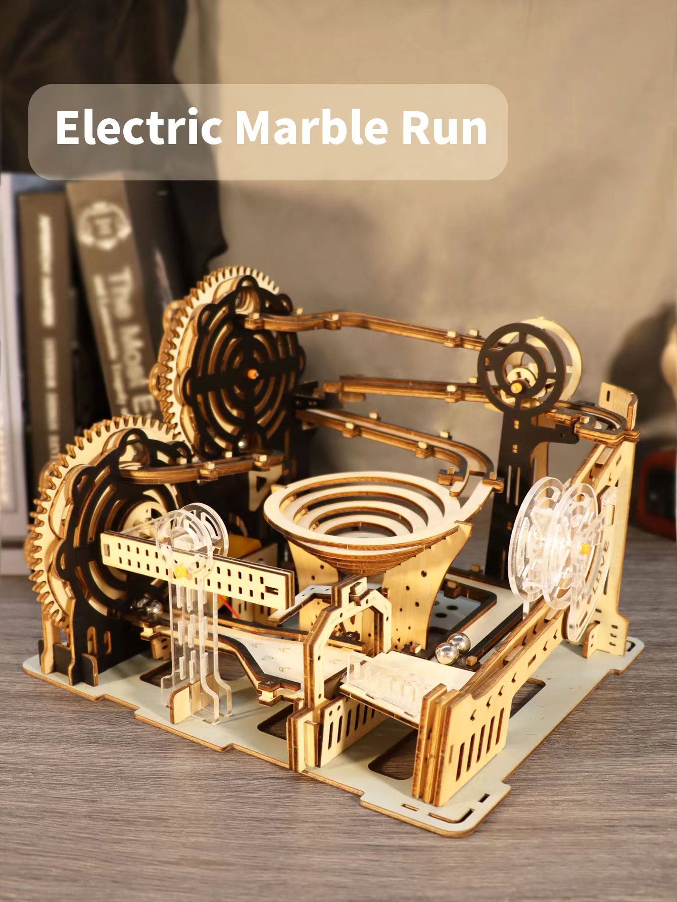 Electric 3D Wooden Puzzles Mar – Marble Run Set recenzja i cena