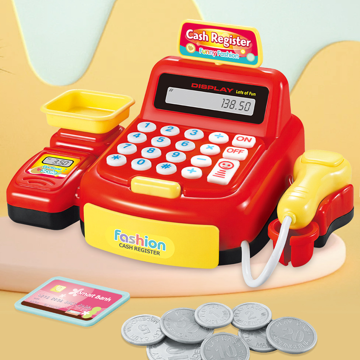 Supermarket Calculator Cash Re – Toy Cash Register recenzja i cena
