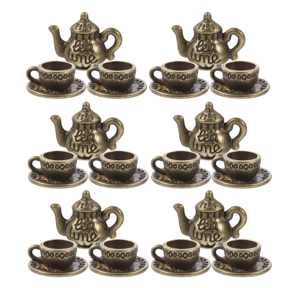 6Sets Mini Tea Set Vintage Sty – Play Kitchen Set recenzja i cena