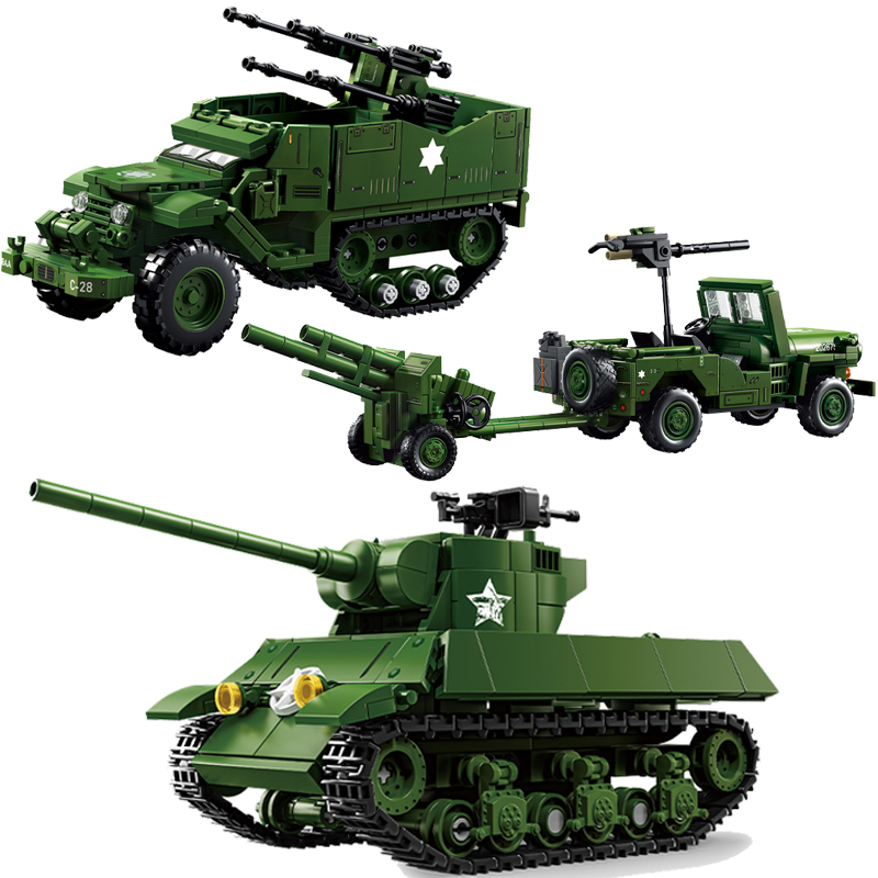 WW2 US Military Tank Series Bu – Kids Toys Jeep recenzja i cena