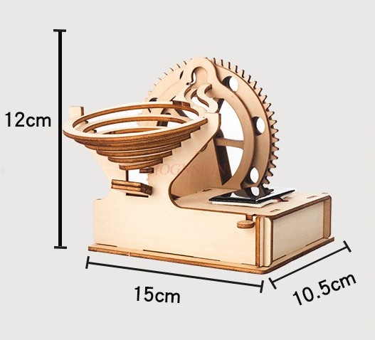 Solar Wooden Marble Run for Ki – Marble Run Set recenzja i cena
