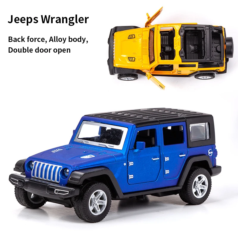 1:36 Alloy JEEPS Wrangler Car  – Kids Toys Jeep recenzja i cena