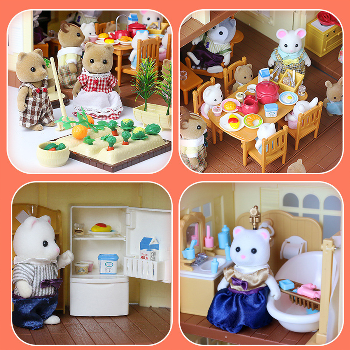 Miniature Furniture 1:12 Dollh – Play Kitchen Set recenzja i cena