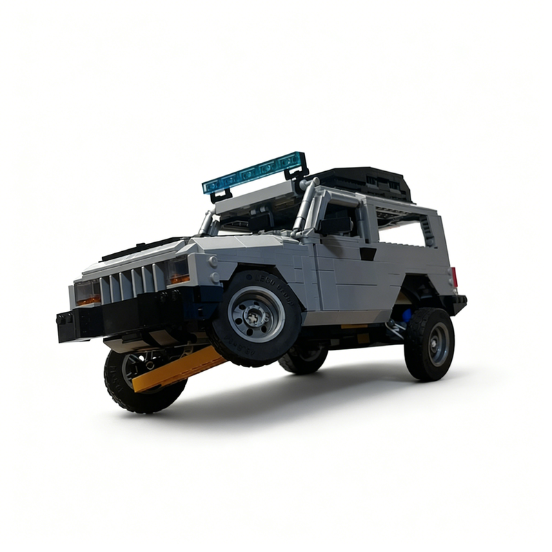 1212pcs MOC Icons Jeepped Cher – Kids Toys Jeep recenzja i cena