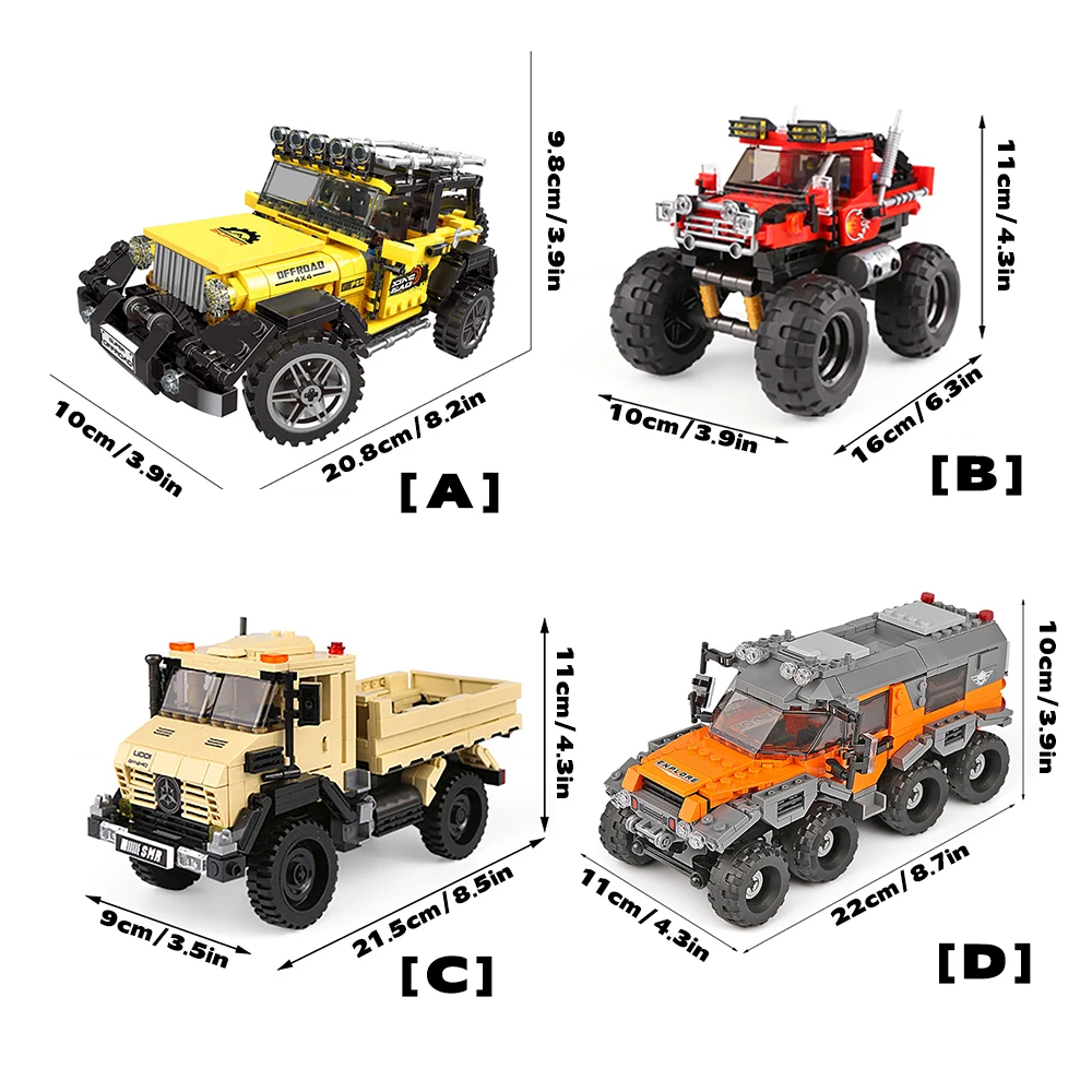 DIY Car Truck Building Block S – Kids Toys Jeep recenzja i cena