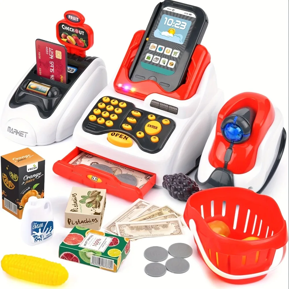 33PCS Toy Cash Register for Ki – Toy Cash Register recenzja i cena